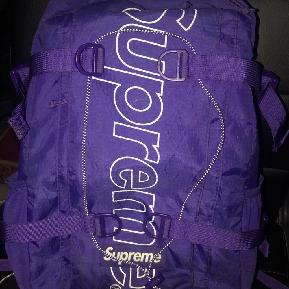 Supreme Purple Backpack